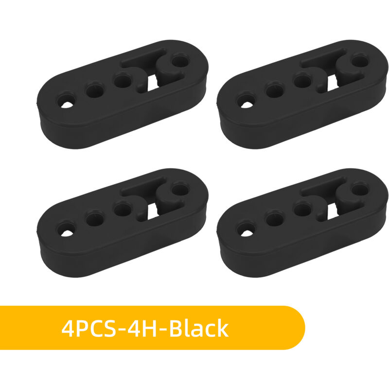 Image of 4PCS Auto Auspuff Aufhänger 4 Löcher Gummi Auspuff Montieren Silent Block für Die Meisten Autos