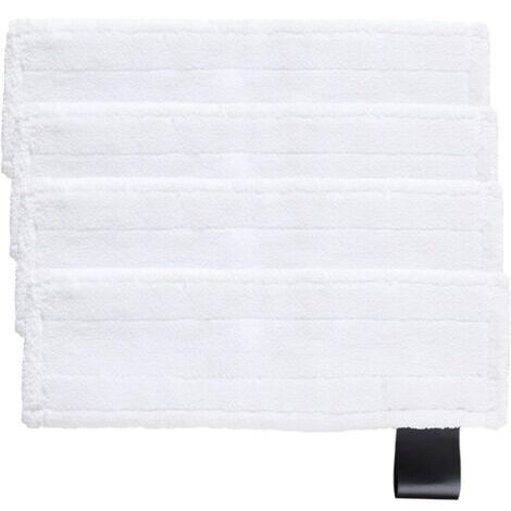 4PCS Bonnettes Microfibre pour SC5 SC3 Easy Fix Kärcher, Lingette Remplacement pour Karcher Vapeur, Chiffons Microfibre pour Karcher Easy Fix SC2 SC3 SC4 SC5, Kärcher Bonnettes pour Buse de Sol