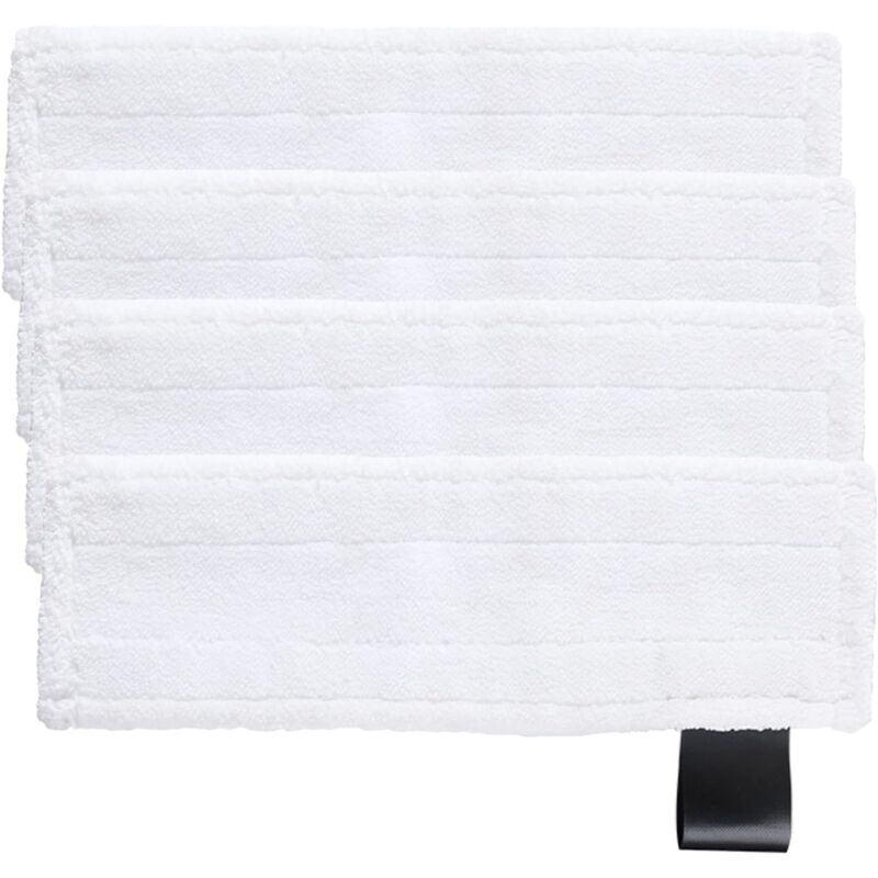 Bluedeer - 4PCS Bonnettes Microfibre pour SC5 SC3 Easy Fix Kärcher, Lingette Remplacement pour Karcher Vapeur, Chiffons Microfibre pour Karcher Easy