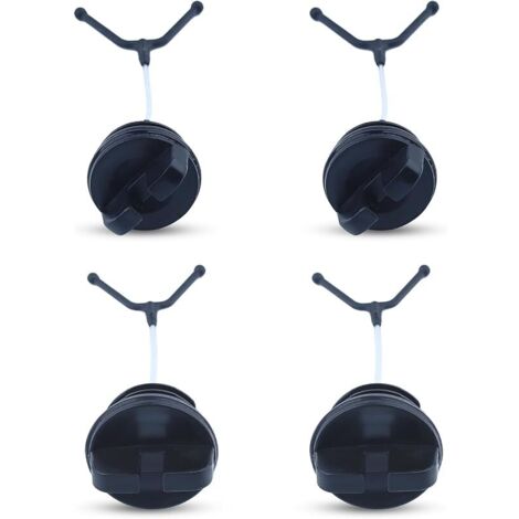 4PCS Bouchon de réservoir Bouchon D'huile pour Husqvarna 36 41 55 136 137 142 141 254 257 Tronçonneuse Pieces Detachees 530071266 501765602