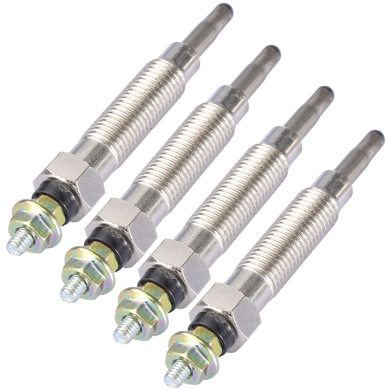 Jeffergarden - 4pcs bougies de préchauffage diesel à double noyau pour Mitsubishi Challenger L200 L300 2.5 d