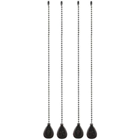 4Pcs Bronze Extension Fan, Lamp Pull Chain Decorative--