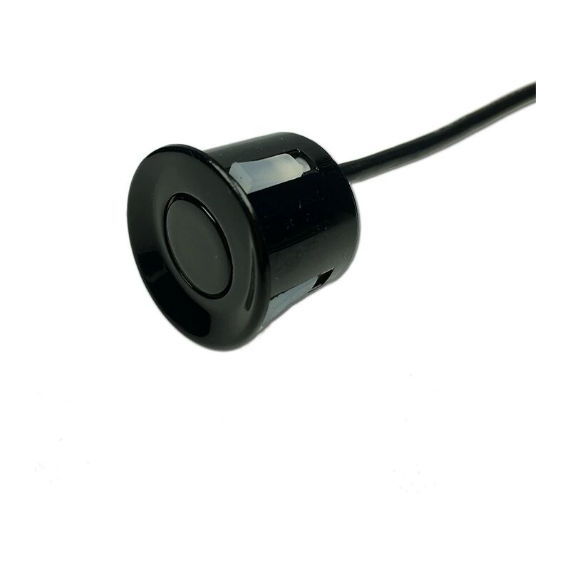 4pcs Capteur de Stationnement, Capteur Aide au Stationnement de de Recul de Voiture Inversant le Système de Détecteur de Secours du Véhicule (Black)