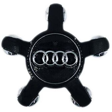 YMYNY 4Pcs Car Wheel Center Hub Caps for Audi A3 A4L A5 A6L A8L Q3 Q5, Rim Center Caps Wheel Center Cover Car Accessories,135mm,Black MUMU