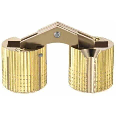4pcs Charnière Cylindrique Charnière Invisible Porte Placard Armoire Meuble 16mm 180° Angle ouverture