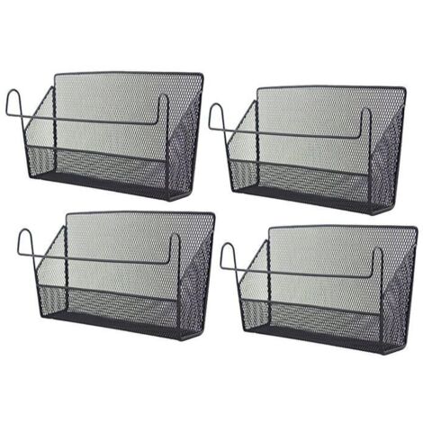4Pcs Chevet Panier de rangement suspendu Étagères d'angle Récipient