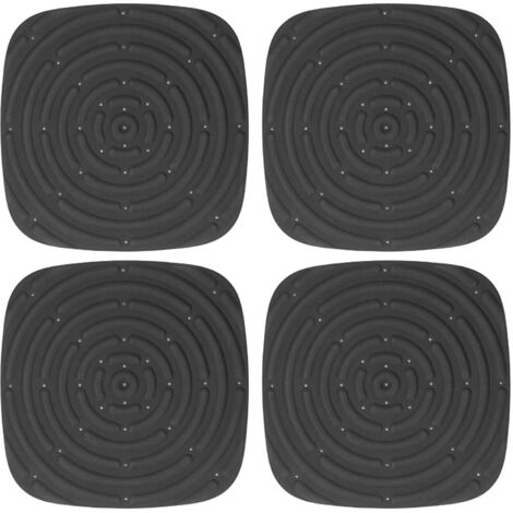 4pcs Chicken Nest Mat Washable Chicken Nesting Pads Nesting Box Pads for Laying Eggs Black