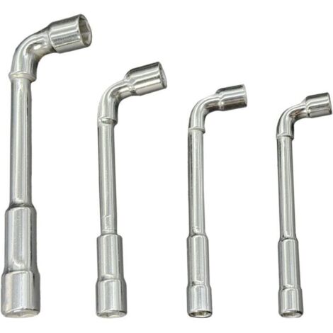 4pcs cle a pipe 6 pans 7mm 8mm 10mm 13mm, clé à pipe, clé a pipe, clef a pipe CRV acier au chrome vanadium