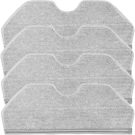 4pcs Cleaning Cloth for Narwal Freo X Plus Robot Vacuum Cleaner Spare Part, Replacement Accessories Washable Microfiber Cloth