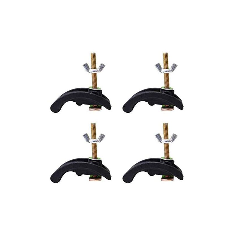Image of 4Pcs cnc Gravur Maschine Presse Platte Klemme Leuchte für T-Slot Arbeitstisch