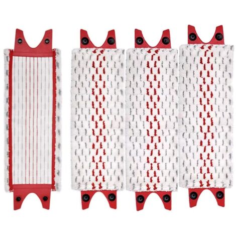 4pcs Compatible with Vileda UltraMax/UltraMaT Replacement Handle Flat Mop Head Mop Cloth Accessories