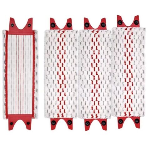 4pcs Compatible with Vileda UltraMax/UltraMaT Replacement Handle Flat Mop Head Mop Cloth Accessories