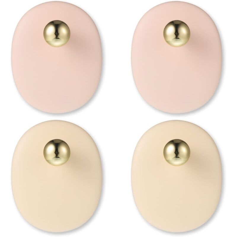 4pcs crochets collants de décoration murale auto-adhésifs