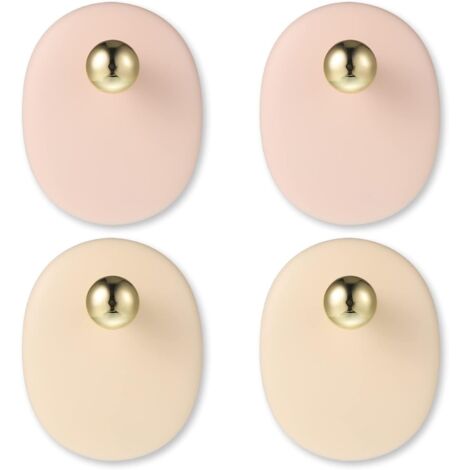 4pcs crochets collants de décoration murale auto-adhésifs