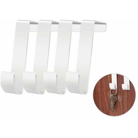 4pcs Crossing Hook Single Hook simple Nordic Style for Suspension of backpacks, Keys