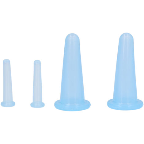 4PCS Cupping Device Silicone Vacuum Suction Massage Cup Health Care Cupping for Household