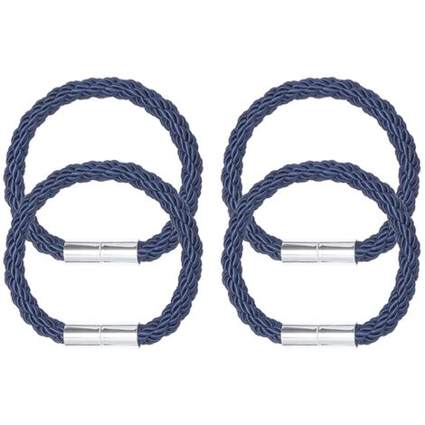 4pcs Curtain Holdbacks, Strong Magnetic Modern Style Curtain Tiebacks Window Decorative Rope Drapery Holders Clips
