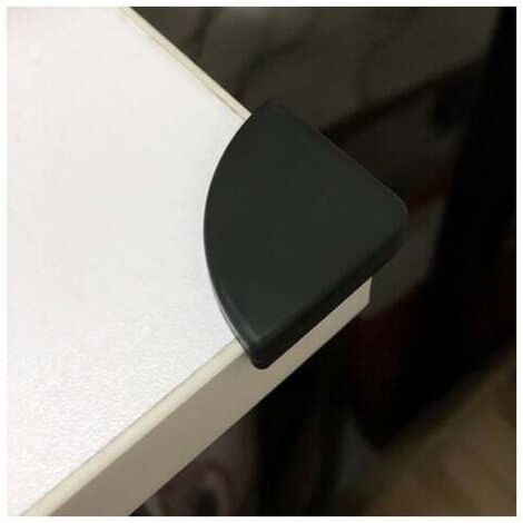 4Pcs De Securite Pour Bebe Silicone Bord De Table De Protection D'Angle D'Angle Couvercle De Protection Anticollision Bureau Gardes Edge, Noir