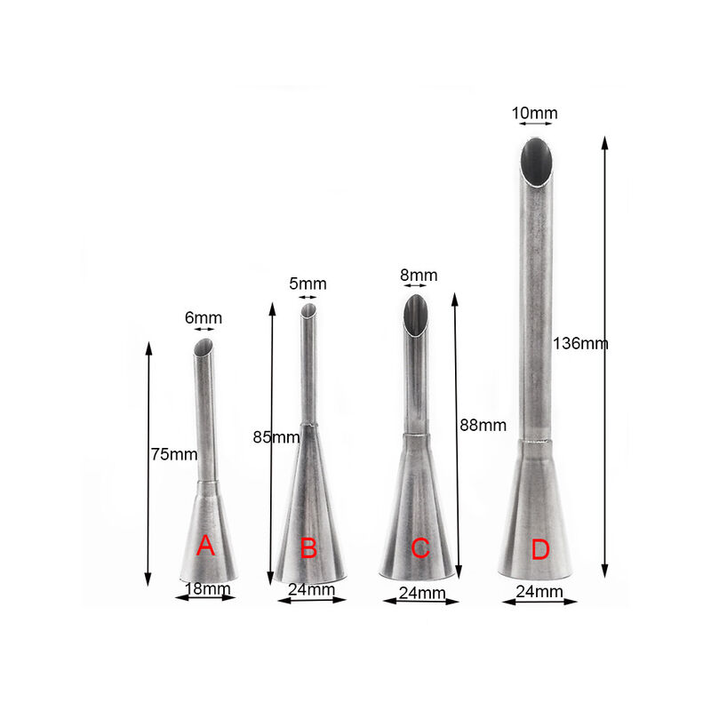 4pcs del Bigné di Soffi di Iniezione Siringa