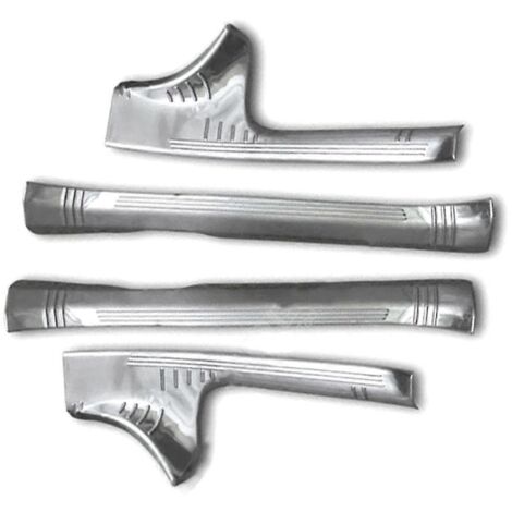 4Pcs Door Step Sill Scuff Plate Cover for C Class W205 C260L 15-16, B--