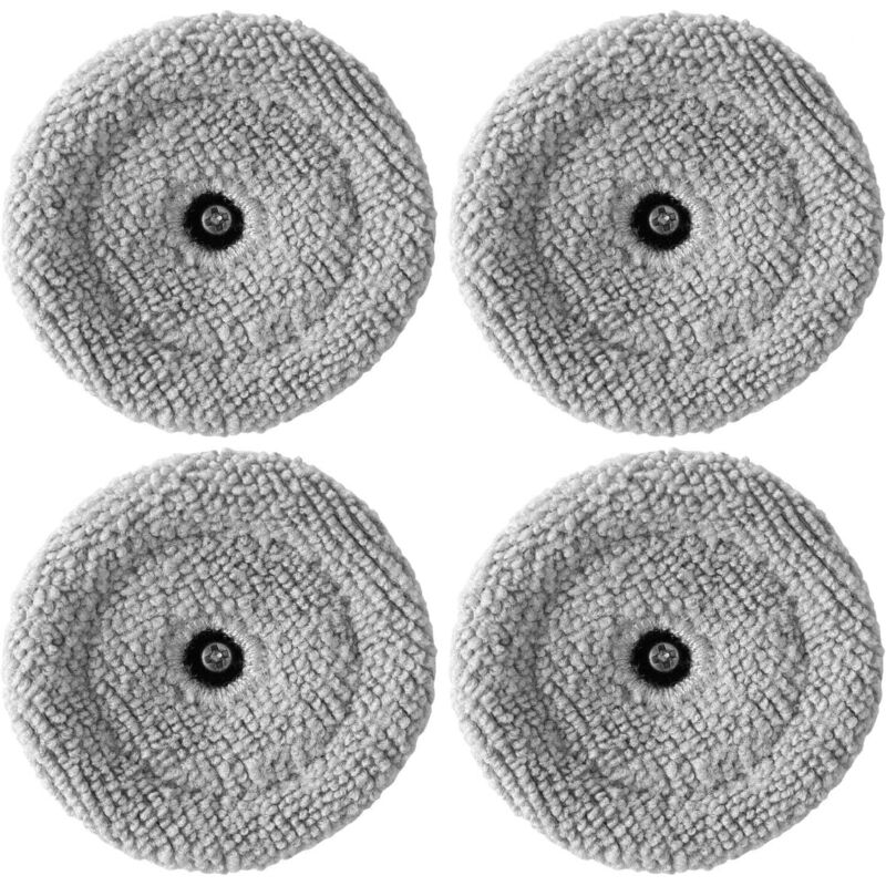 4pcs Edge Cleaning Cloth for Roborock S8 MaxV Ultra, S8 Max Ultra Robot Vacuum Cleaner Spare Part, Accessories Replacement Microfiber Washable Cloth
