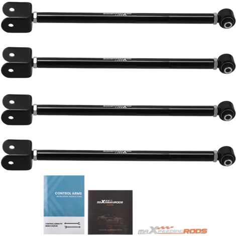 4Pcs Einstellbar Querlenker Querstrebe for BMW E36 E46 M3 Hinten Sturz Arm