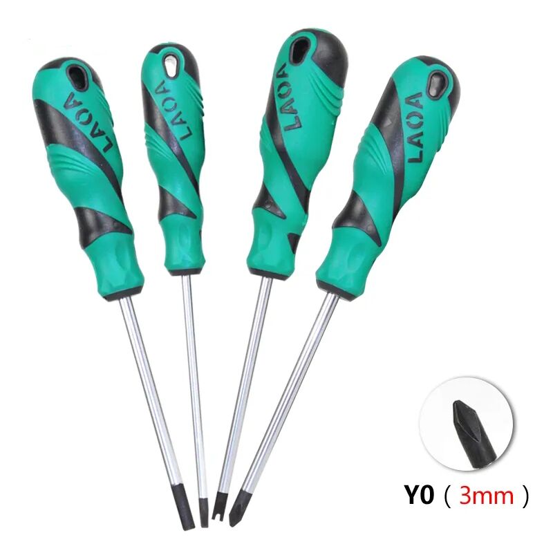 Laoa - 4pcs Embouts magnétiques en forme de y, boulon de tournevis, tournevis, tournevis spéciaux