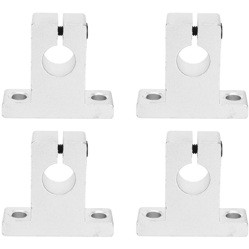 Ineasicer - 4Pcs Fixation de support Fixation légère en alliage d'aluminium Outils de quincaillerie SK12 pour rail / arbre