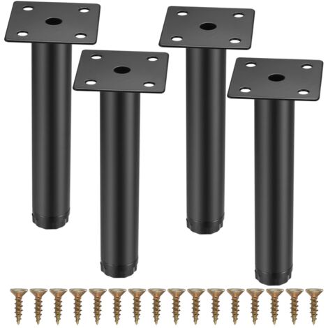 4pcs Furniture Legs Metal Fixing Support Feet for Furniture/Table/Chair/Desk/Kitchen/Cabinet/Sofa