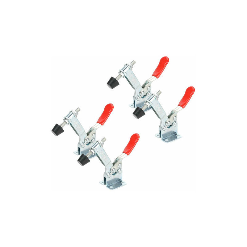 4Pcs Gh-201B Sauterelles a Degagement Rapide D'Outils a Main Capacite Du 90 Kg / 198Lbs
