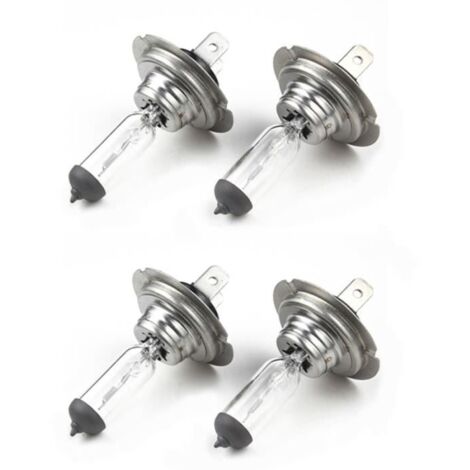 4pcs H7 phare ampoules de voiture ampoule standard halogène 12V / 55W