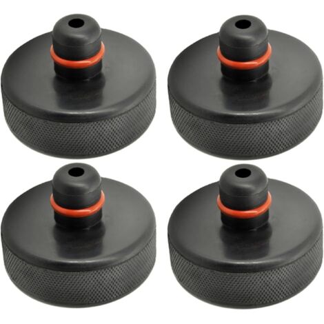 4PCS Jack Pad Bloc, Coussinet de Levage, Tampon Cric Compatibles avec Tesla Model 3 / S/X/Y, 4 Support de Cric pour Tesla avec 1 Boîte de Rangement, Cale Levage Accessoires pour Véhicules Tesla-INHHUB