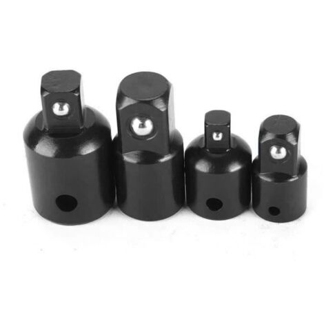 4pcs Jeu d\'Augmentateurs et Réducteurs Adaptateur à Cliquet Adaptateurs Réducteurs Pour Douilles et Embouts 1-2 \" 1-4 \" 3-8 \" L136