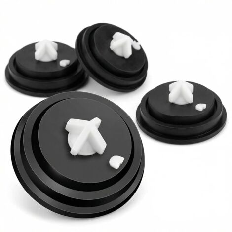 4PCS Joint Membrane pour Chasse d'Eau WC, Rondelle de Clapet Anti-Retour, Diamètre 27mm pour Robinet Flotteur Latéral ou Entrée Basse, Joints Universels de Remplacement pour Réparation de Toilette