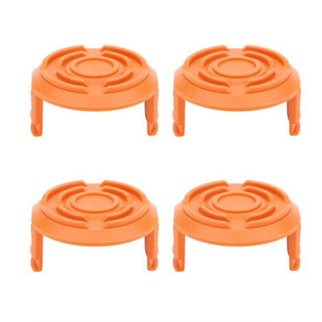 4Pcs Lawn Mower Grass Trimmer Spool Covers Accessory Replacement for Worx WA0010- Strimmer