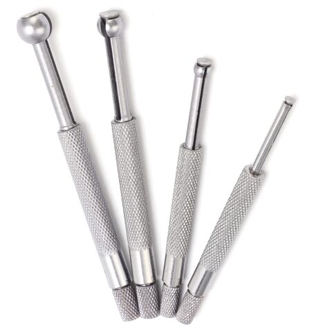 4PCS Lochlehren-Set Vollkugel-Teleskoplehre 3-13 Mm Zum Messen Kleiner Löcher Schlitze Nuten
