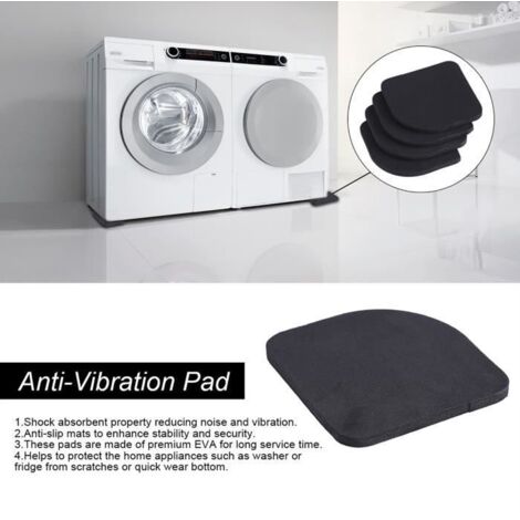 4pcs machine à laver réfrigérateur EVA anti-vibrations tampons tapis protecteur pour les rayures de l\'appareil ménager-HEN