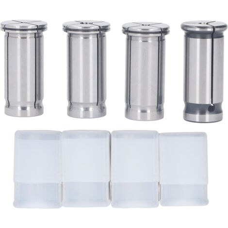 4PCS Mandrin de Meuleuse Droite Haute Précision Série C25 pour Accessoires de Rectification