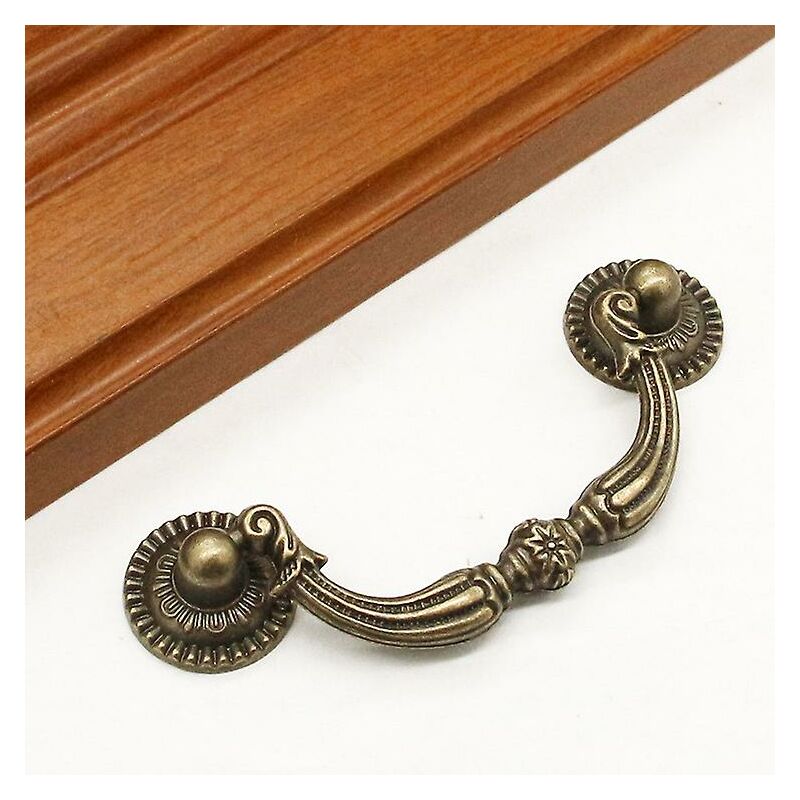 4pcs maniglia ad anello vintage in bronzo cassetto...