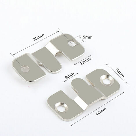 4PCS Modular Sofa Connector, High Quality Metal Sofa Interlock for Two Seat Sofa