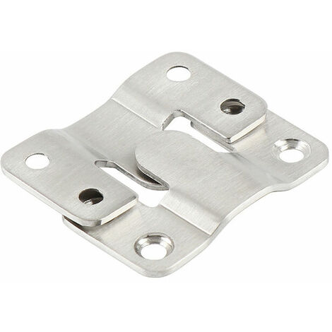 4PCS Modular Sofa Connector, High Quality Metal Sofa Interlock for Two Seat Sofa (Brushed, Large)