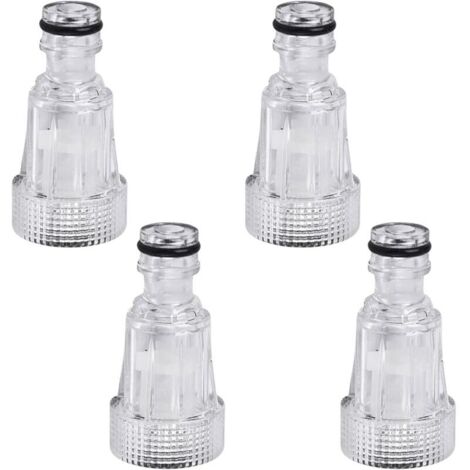 4pcs Nettoyeur haute pression filtre à eau Nettoyeur haute pression filtre à eau accessoires de jardin, filtre à tuyau d'eau, pour Nettoyeur haute pression, pompe de jardin, arrosage de jardin