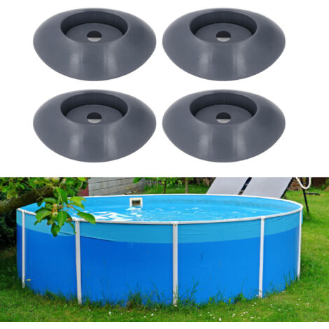 4PCS P61802 Supports en Plastique pour Piscine Base Solide Convient pour Grandes Piscines 18'x48"