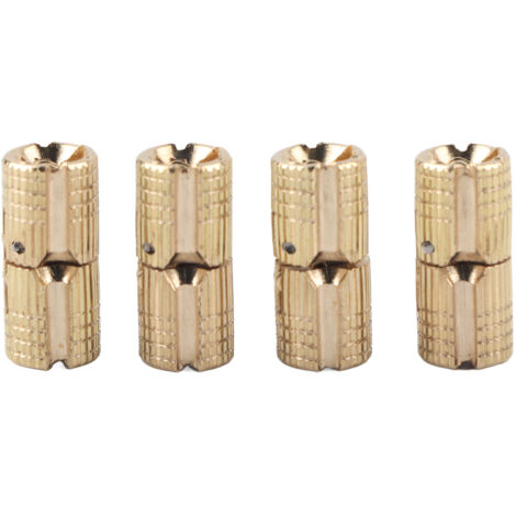 4Pcs/pack Copper Brass Cabinet Gift Box Concealed Barrel Hinge 8mm 180° Opening Angle