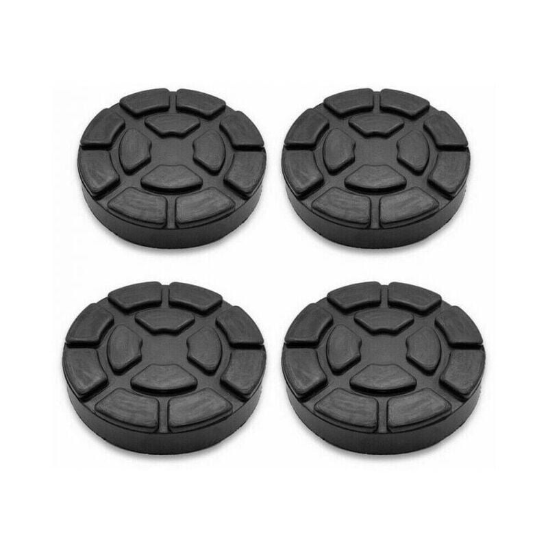 SNQ - 4PCS Patins en caoutchouc Réceptacles en caoutchouc 123 mm pour plaque de 110 mm Ponts élévateurs Outils de réparation l&h