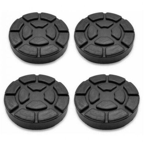 4PCS Patins en caoutchouc Réceptacles en caoutchouc 123 mm pour plaque de 110 mm Ponts élévateurs Outils de réparation L&H
