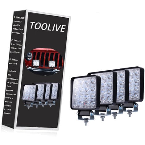 Feux Longue Portée LED COURBE pour 4x4 & SUV, 9-32V, 288W équivalent 2880W  COMBO - Cdiscount Auto