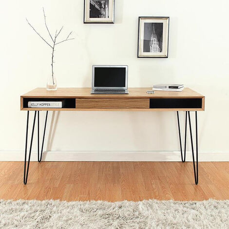 4pcs Pied de Bureau Haloyo®, Pieds de Meuble,Installation Facile,noir