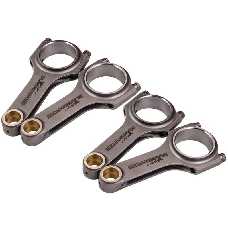 Image of Maxpeedingrods - 4pcs Pleuel Connecting Rods Bielle Bielas for Ford x Flow Lotus Twin cam 1600 tc