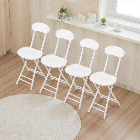4Pcs Portable Foldable Dining Chairs